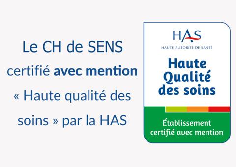 Centre Hospitalier de Sens certifié